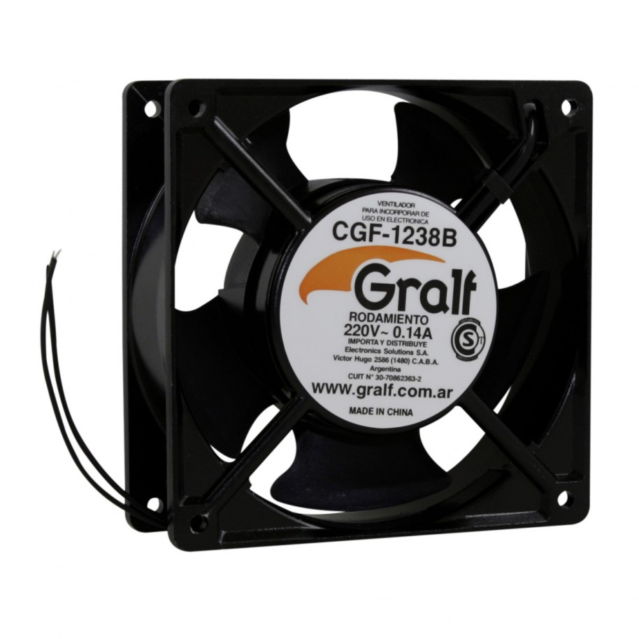 FAN GRALF 4in 120Z120Z38 RULEMAN 220V - Imagen 2