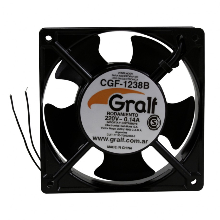 FAN GRALF 4in 120Z120Z38 RULEMAN 220V - Imagen 3