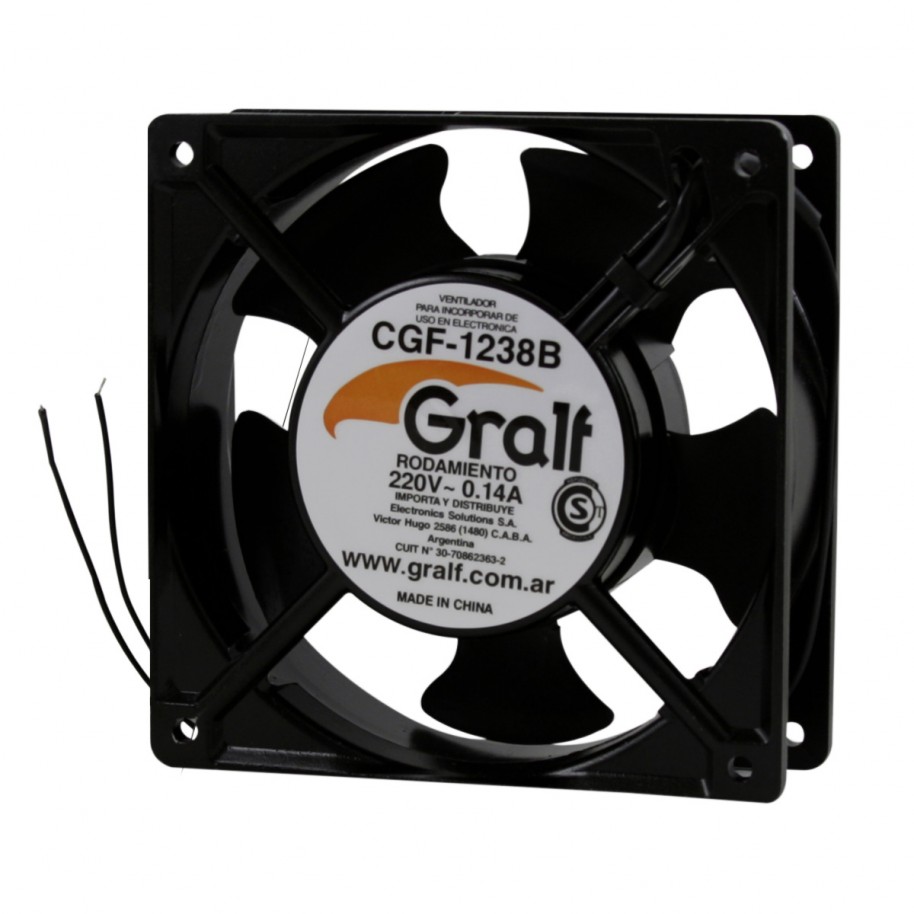 FAN GRALF 4in 120Z120Z38 RULEMAN 220V - Imagen 4