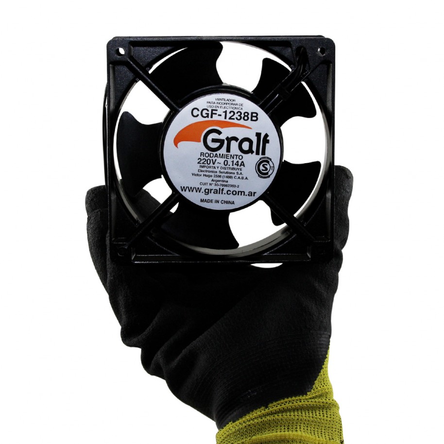 FAN GRALF 4in 120Z120Z38 RULEMAN 220V - Imagen 5