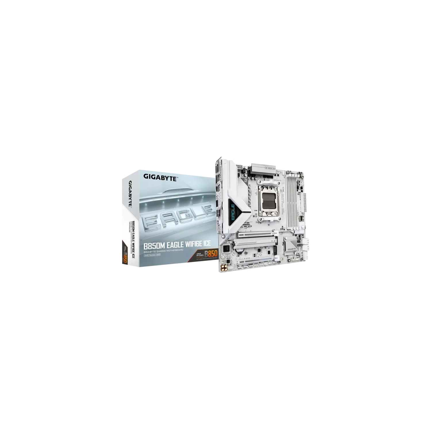 MB GIGABYTE AM5 B850M EAGLE WIFI6E ICE DDR5 BOX