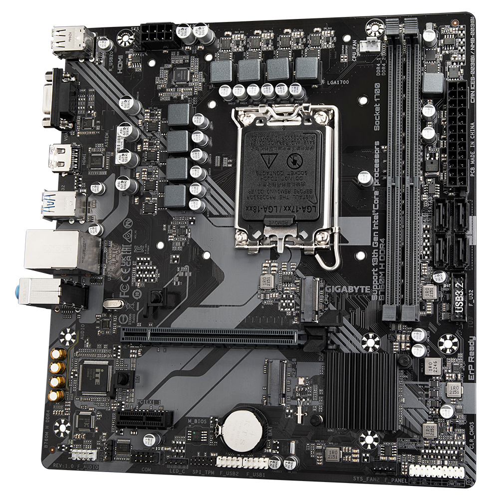 MB GIGABYTE S1700 B760M H DDR4 BOX M-ATX - Imagen 4
