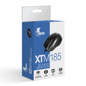 MOUSE X-TECH ÓPTICO CON CABLE RES 800DPI