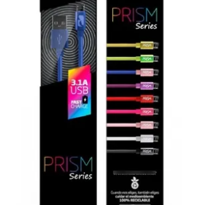CABLE PRISM TYPE-C FOXBOX 2M FUSCIA