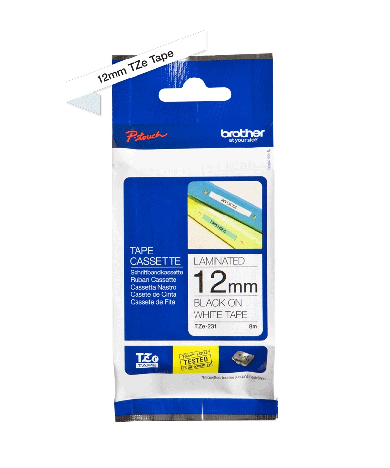 CINTA P/ROTULADORA BROTHER TZE231