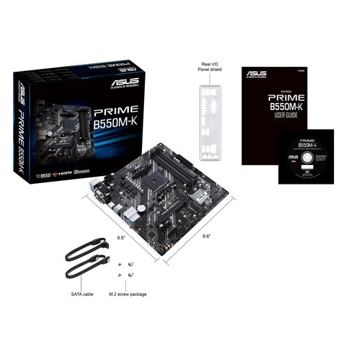 MB ASUS AM4 PRIME B550M-K DDR4 BOX M-ATX - Imagen 6