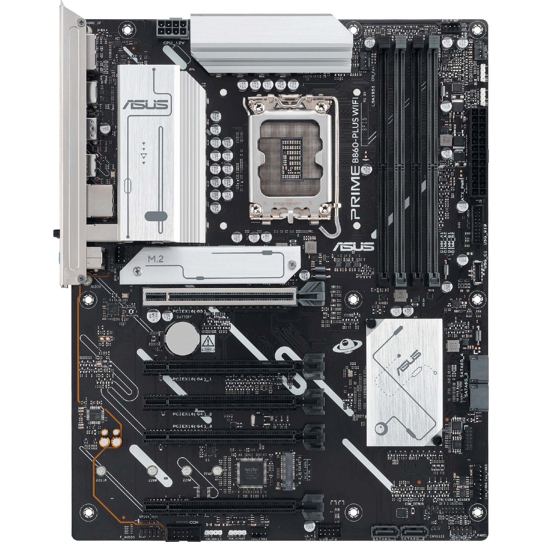 MB ASUS S1851 TUF GAMING B860-PLUS WIFI DDR5 BOX - Imagen 2