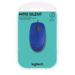 MOUSE LOGITECH M110 SILENT BLUE (I)