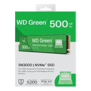 SSD M.2 NVME 500GB G4 WD GREEN SN3000