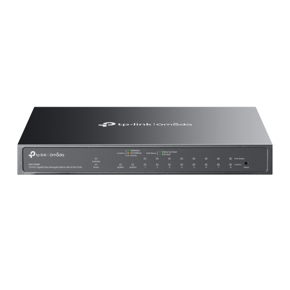 SWITCH 10P TP-LINK OMADA ES210GMP GIGA 8 POE+ ADM