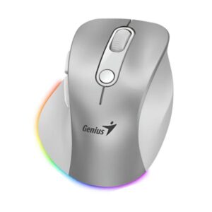 MOUSE GENIUS ERGO 9000S PRO 2.4GHZ+BT  SILVER