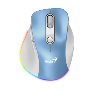 MOUSE GENIUS ERGO 9000S PRO 2.4GHZ+BT LIGHT BLUE