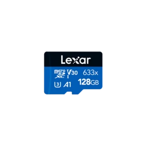 Tarjeta microSDXC Lexar  633x 128GB UHS-I C10 con adaptador