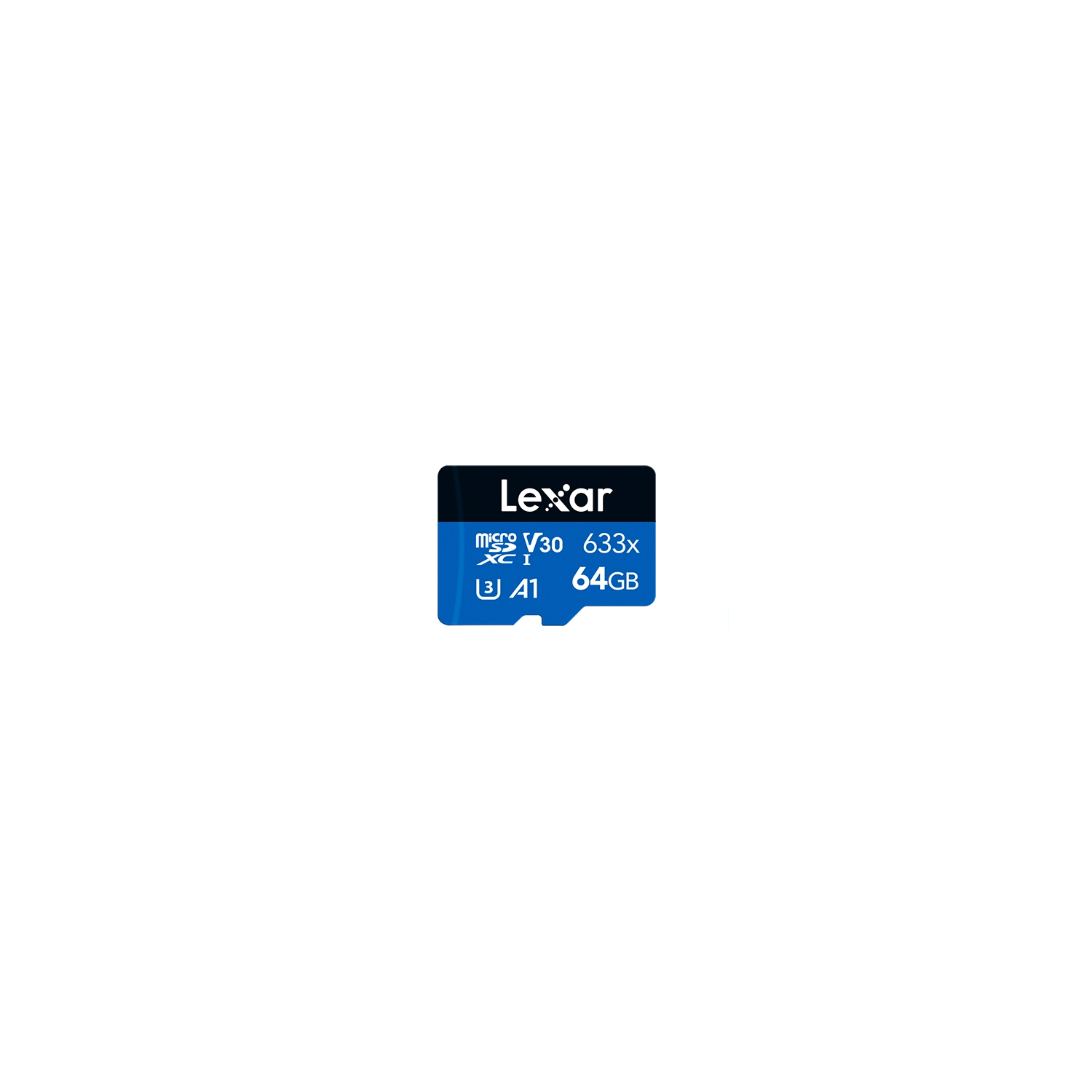 Tarjeta microSDXC Lexar 633x 64GB UHS-I C10 sin adaptador