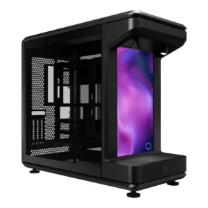Gabinete Cooler Master MasterFrame 360 Stage LCD M Black s/Fuente