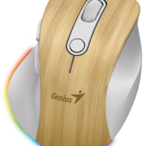 MOUSE GENIUS ERGO 9000S PRO 2.4GHZ+BT MADERA