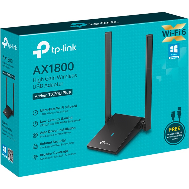 PLACA RED USB TP-LINK ARCHER TX20U PLUS AX1800 WF6
