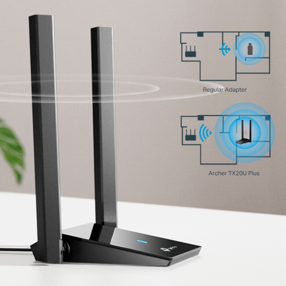 PLACA RED USB TP-LINK ARCHER TX20U PLUS AX1800 WF6 - Imagen 5