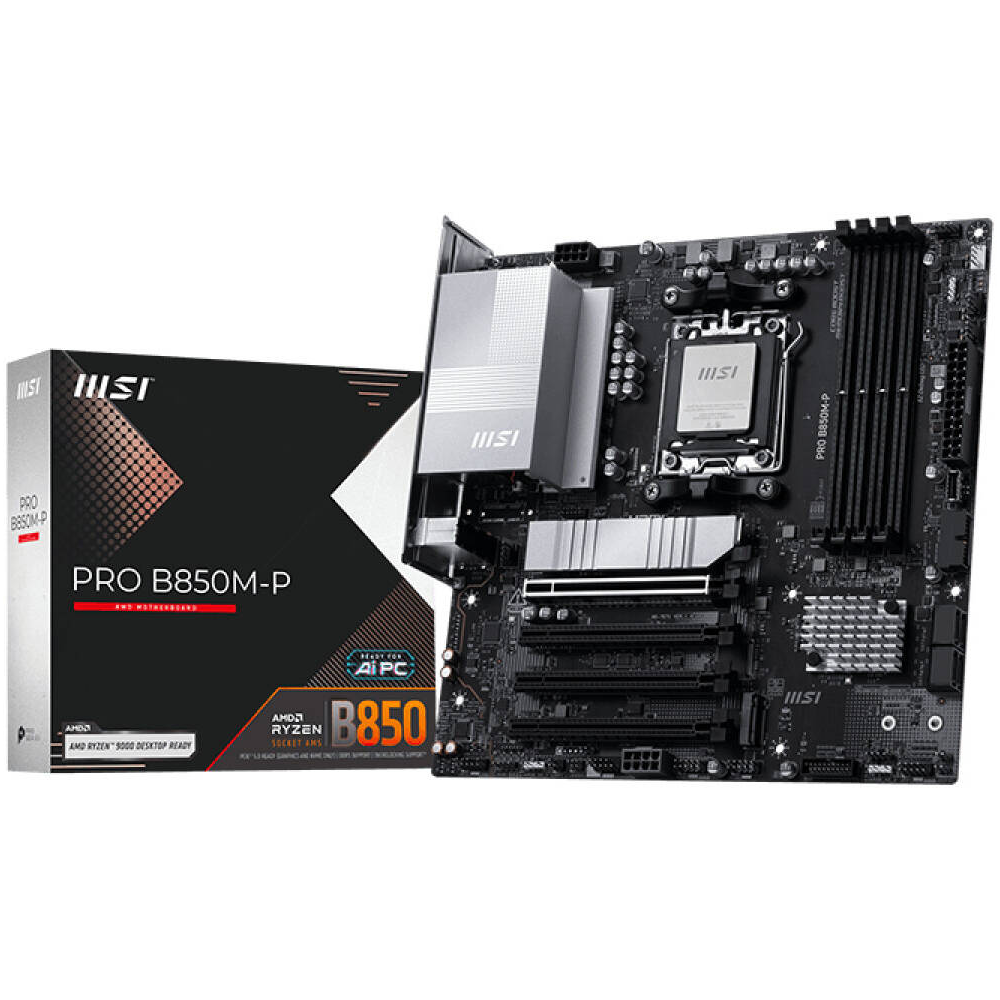 MB MSI AM5 PRO B850M-P WIFI DDR5 BOX M-ATX