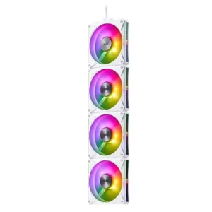 FAN XPG P/GAB HURRICANE MAG 120MM BLANCO ARGB X4