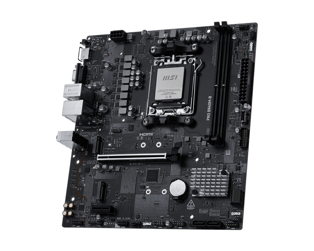 MB MSI AM5 PRO B840M-B DDR5 BOX M-ATX - Imagen 3