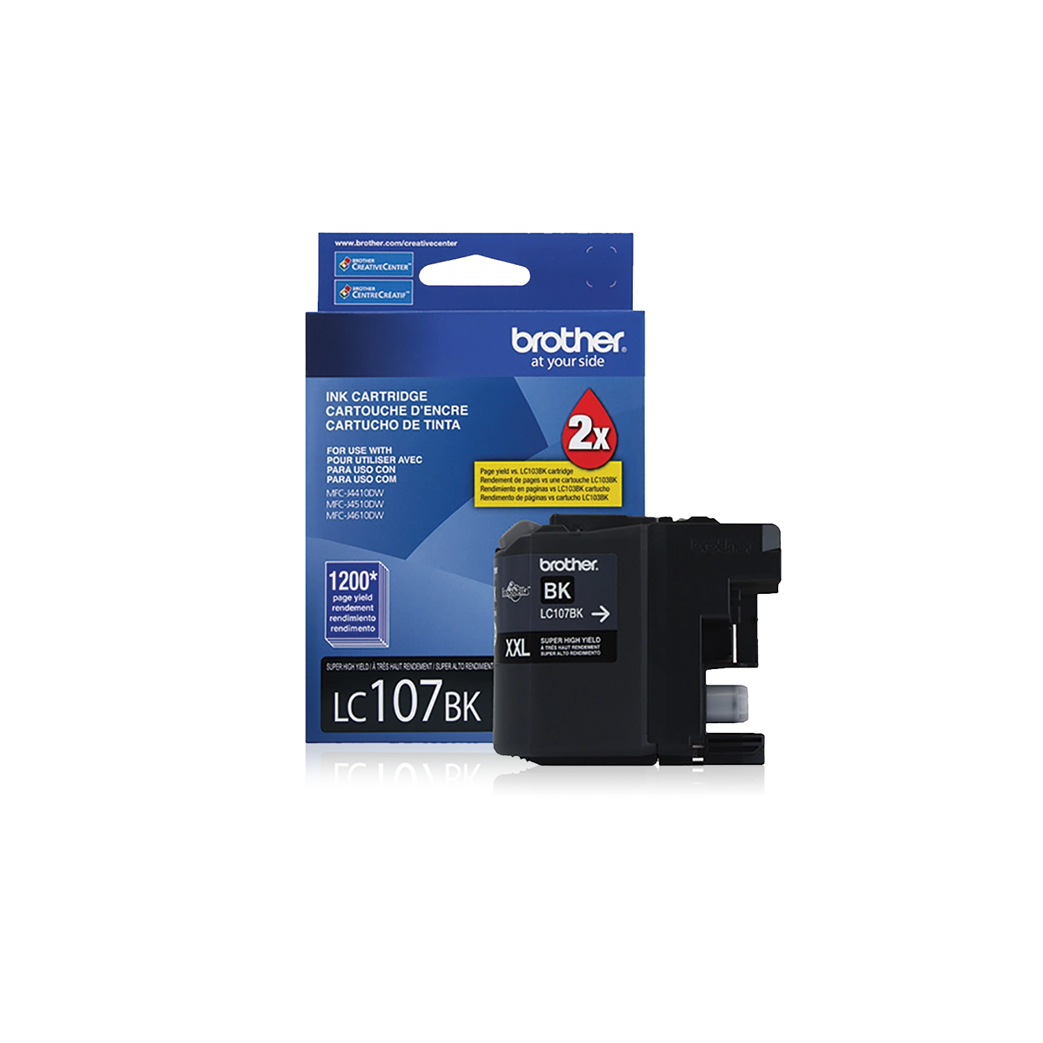 CARTUCHO BROTHER LC-107 1,200 PAG (NEGRO)