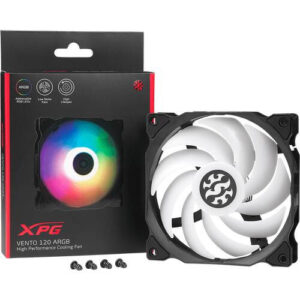 Fan Xpg P/ Gabinete Vento 120MM Negro ARGB X3