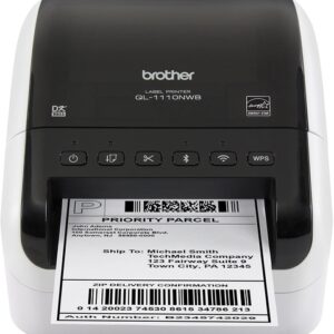 Rotuladora Brother QL-1110NWB (Max 103MM) Wi-Fi Red