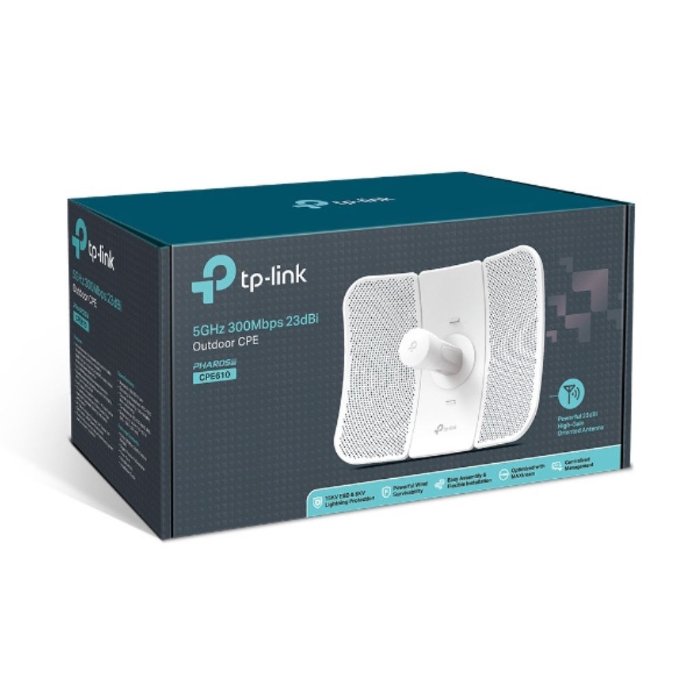 Cpe Tp-Link CPE610 300MBPS 5GHz 23dBi Exterior - Imagen 4