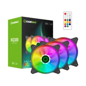 Kit Fan Gamema Gamemax RQ300 3 X Fans ARGB 12CM