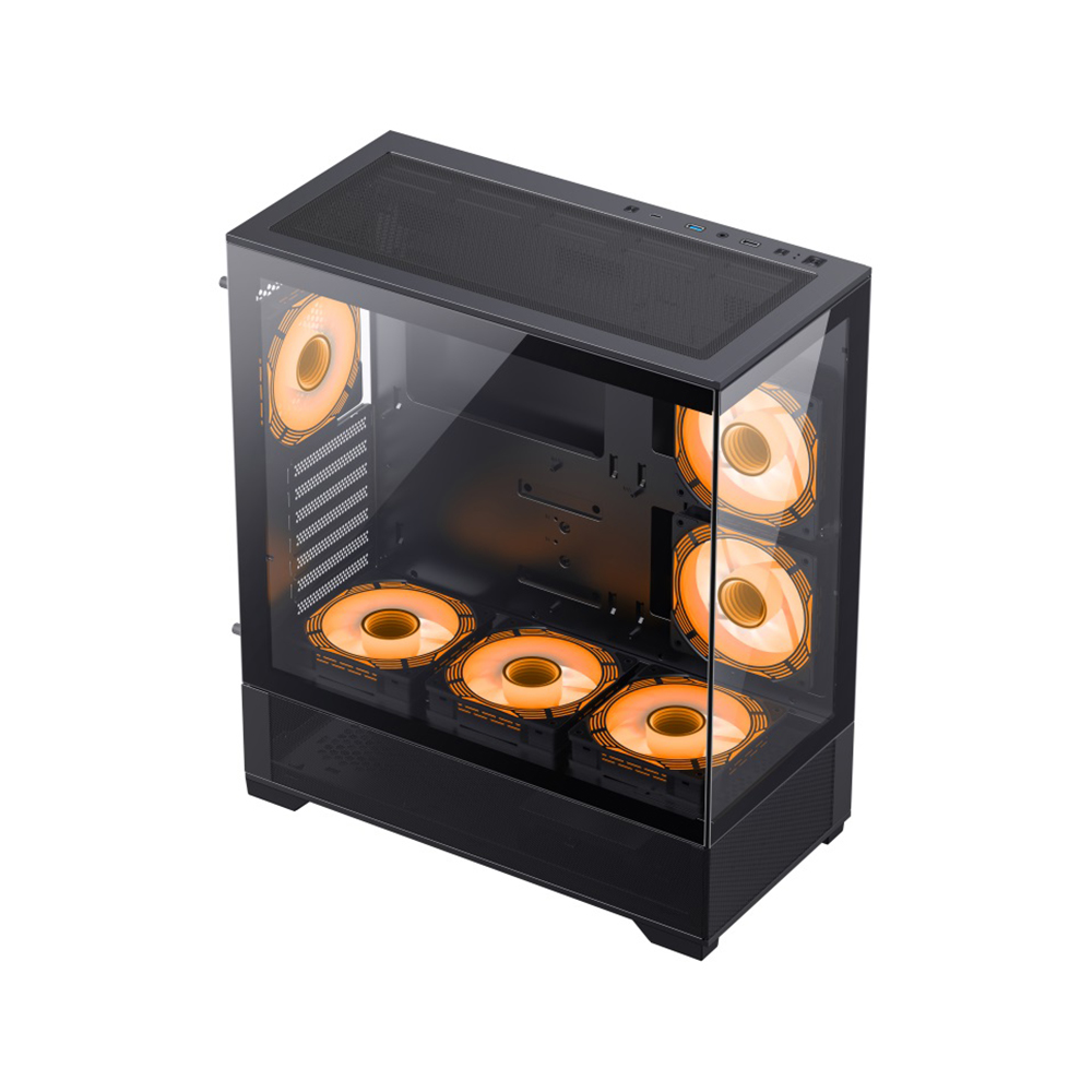 Gabinete Gamemax Vista AB 6Fanes Negro - Imagen 2