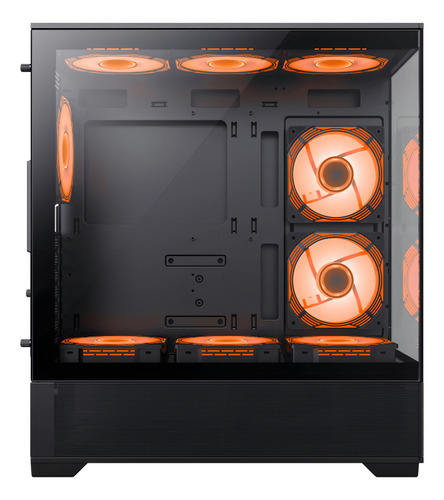 Gabinete Gamemax Vista AB 6Fanes Negro - Imagen 9