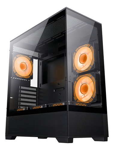 Gabinete Gamemax Vista AB 6Fanes Negro - Imagen 10