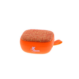 Parlante Mini X-Tech Portatil Naranja Bluetooht