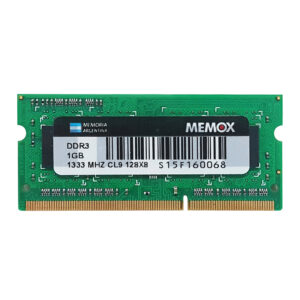 Memoria Sodimm DDR3 1GB Memox 1333 mhz verde