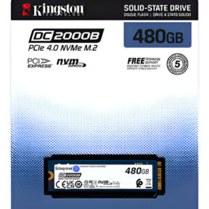 Disco Solido M.2 Nvme 480gb Kingston Dc2000b Color Negro