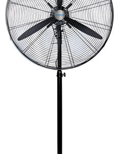 Ventilador De Pie Peabody 26 Pulgadas Vi260m 220w 3 Negro Negro 66.04 Cm Aluminio