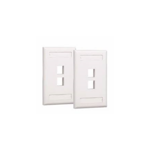 Face Plate GLC 2 Puertos CAT 5E/6