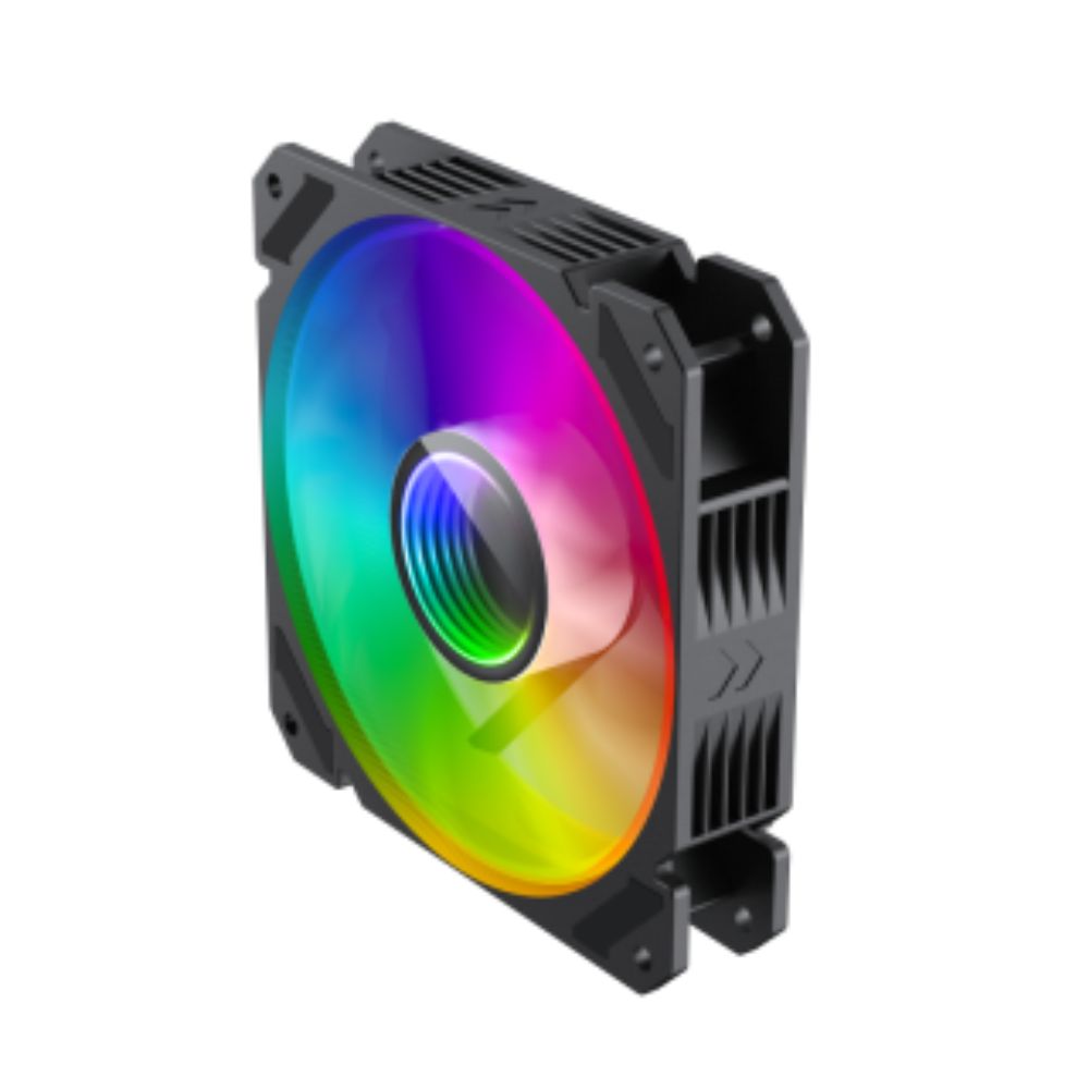 Fan Gamemax Para Gabinete Vista BK PWM FN12A-C8I ARGB - Imagen 3