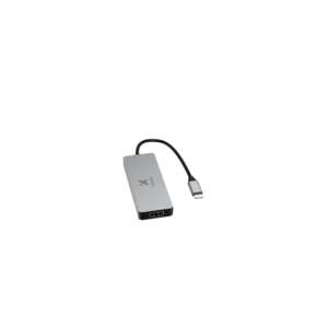 Adaptador Xtech , Multipuerto 5 en 1, Usb C, 17cm