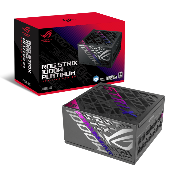 FUENTE 1000W ASUS 80 PLUS ROG STRIX 1000P PLATINUM