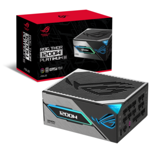 FUENTE 1200W ASUS 80 PLUS ROG THOR 1200P3 PLATINUM