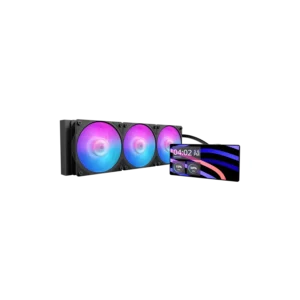 Water Cooler Cooler Master MasterLiquid Core LCD 6" 360 3 Fans 120mm ARGB Black