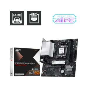 MB MSI AM5 PRO B850M-B GEN4 DDR5 BOX M-ATX