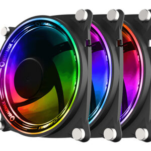 KIT FAN COOLERS GAMEMAX RB300 3 X FANS ARGB 12CM