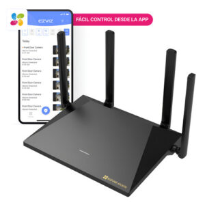 Router Wifi 6 Doble Banda 3 Gbps Gigabit 4 Antena Ezviz Rt1ax3000