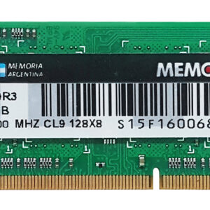 Memoria Sodimm DDR3 1GB Memox 800MHZ Verde