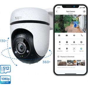 Camara Vigilancia Tp-link Tapo C500 Wifi Ip Para Exteriores Full Hd 1080p Detección De Personas Y Seguimiento De Movimiento Con Ia Rotación 360°