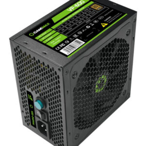 Fuente 600W Gamemax 80 PLUS Bronze VP-600 FAN 12CM