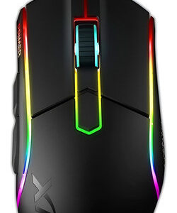 Mouse Gamer De Juego Xpg Primer Sensor Óptico Ergonómico Luz Led Rgb 6 Niveles Dpi Botones Personalizable Usb Negro